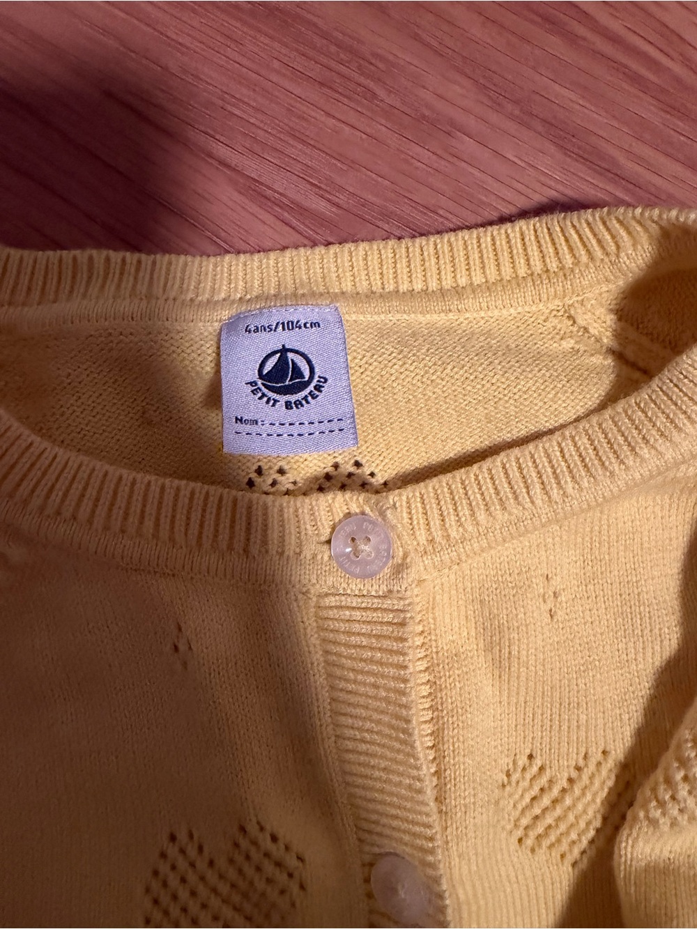 Petit Bateau kids Knit Cardigan Sweater - Picture 2 of 8